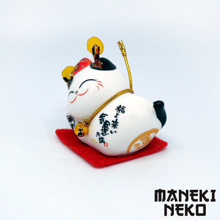 Maneki Neko ceramiczny kotek szczęścia 05