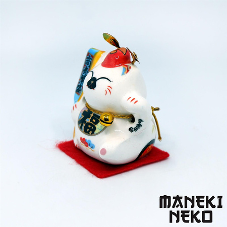 Maneki Neko ceramiczny kotek szczęścia 03